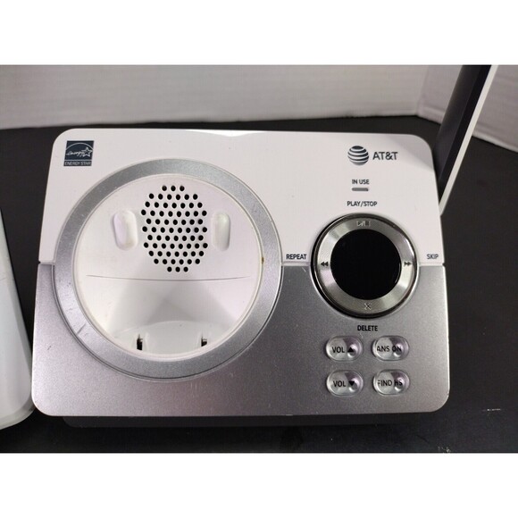 AT&T Answering System Machine for 2 Headsets White EL52219 NO AC Adapter Tested - Picture 2 of 6